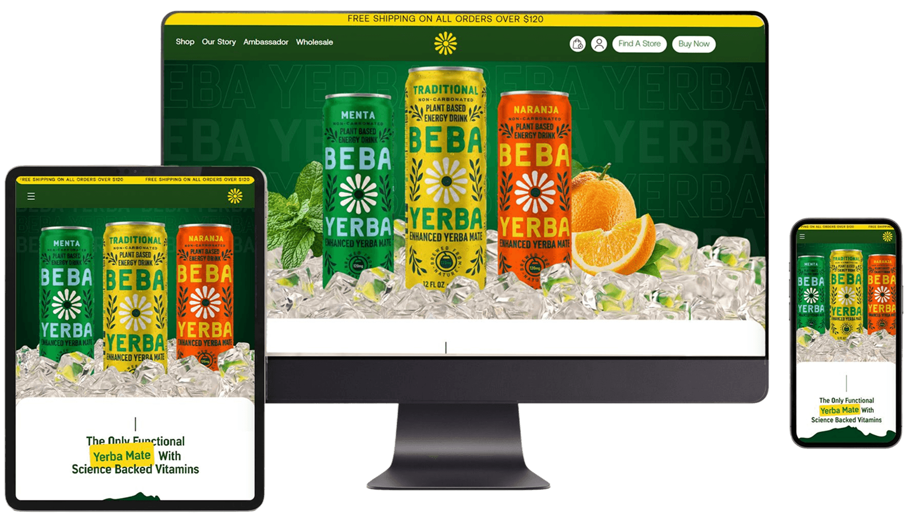 Hi-fi e-commerce screens designed in Figma